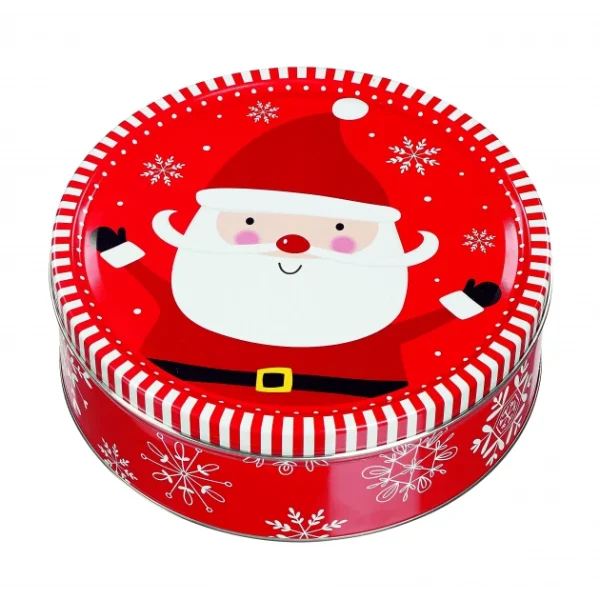 Boîte En Métal Rouge Biscuit De Noël 400 G Hamlet 1