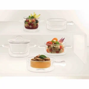 Casserole En Verre Double Paroi 12 Cl (x2) Luigi Bormioli THERMIC GLASS 10