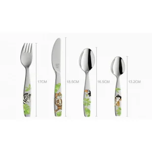 Couverts Enfant Inox Jungle 4 Pièces Zwilling 18