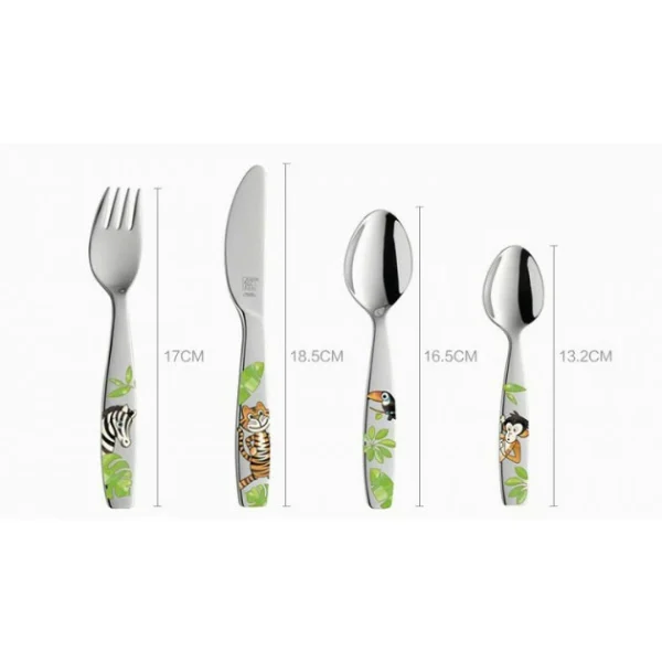 Couverts Enfant Inox Jungle 4 Pièces Zwilling 7