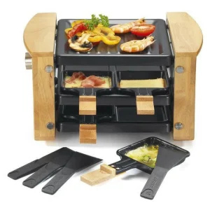 FIN DE SERIE Appareil à Raclette & Grill Pour 4 Personnes KitchenChef 9