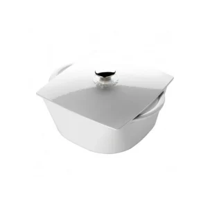 FIN DE SERIE Cocotte En Fonte Carronde 24 Cm Blanc Chasseur 8