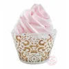 FIN DE SERIE Contour Cupcake Dentelle Blanc X12 Scrapcooking 11