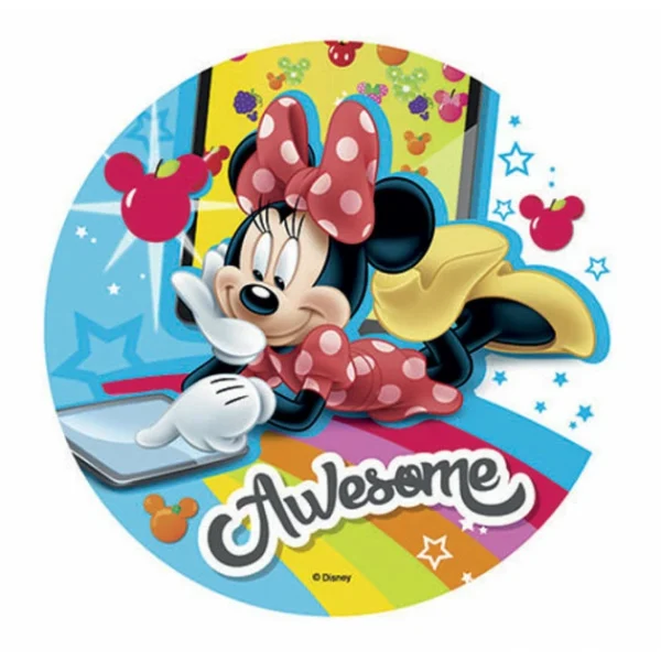 FLORENSUC FIN DE SERIE Disque Azyme Minnie Tablette 21 Cm 1