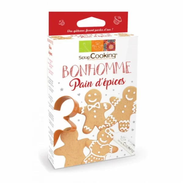 FIN DE SERIE Kit Bonhomme Pain D’Épices ScrapCooking 1