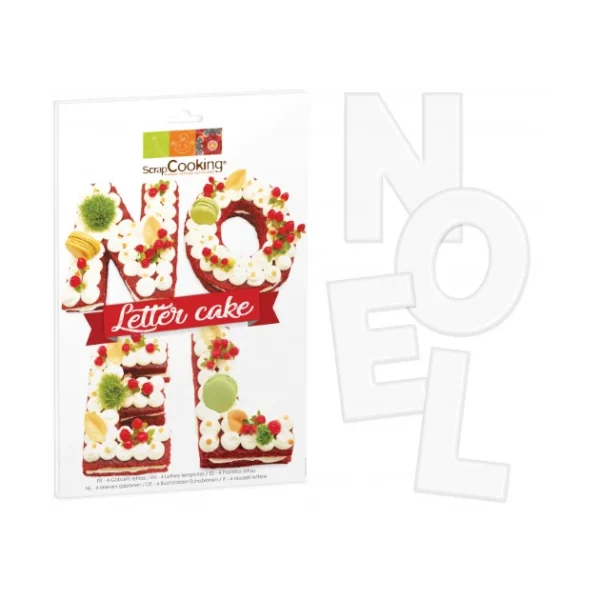 FIN DE SERIE Kit Letter Cake Noël Scrapcooking 1