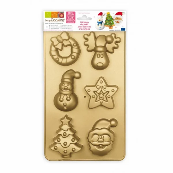 SCRAPCOOKING FIN DE SERIE Moule Silicone Multi Noël 1