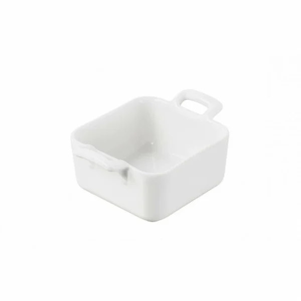 Mini Ramequin Carré Blanc 7×7 Cm Belle Cuisine Revol 1