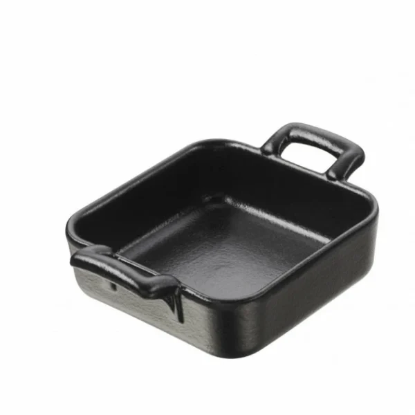 Mini Ramequin Carré Noir 7×7 Cm Belle Cuisine Revol 4