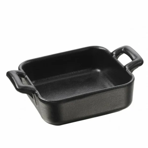 Mini Ramequin Carré Noir 7×7 Cm Belle Cuisine Revol 1