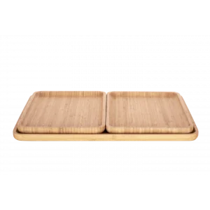 Plateau De Service En Bambou 42 X 30 Cm Pebbly 6