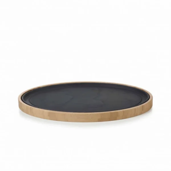 Plateau Pour Assiette Ovale Bambou 36,5 X 25 Cm Basalt Revol 5