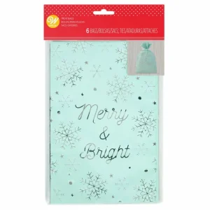 Wilton Sachet Confiserie Noël Merry & Bright 16×24 Cm (x6) 6