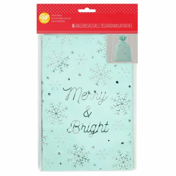 Wilton Sachet Confiserie Noël Merry & Bright 16×24 Cm (x6) 3